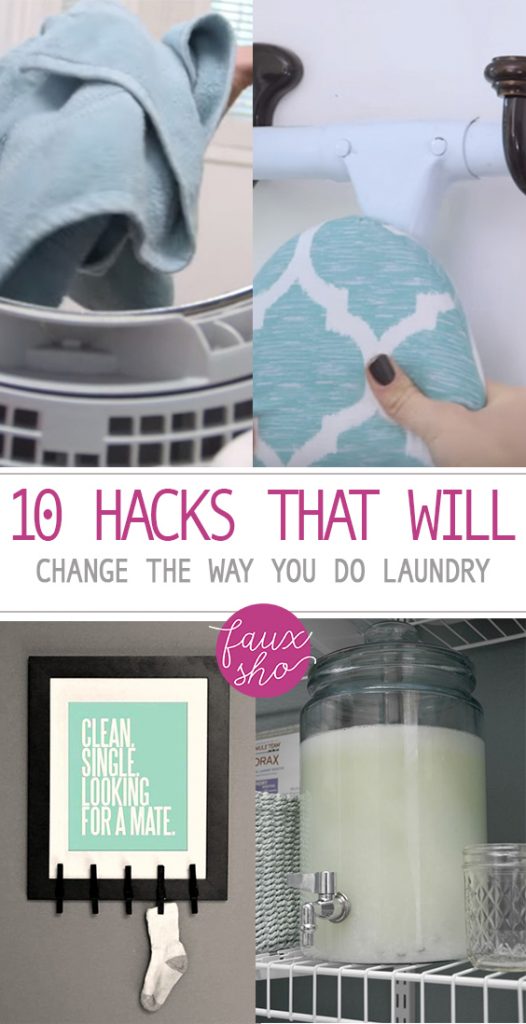 10 Hacks That Will Change The Way You Do Laundry - Laundry, Laundry Hacks, Laundry Tips and Tricks, How to Do Laundry Faster, Cleaning, Cleaning Tips and Tricks, Life Hacks, Laundry, How to Do Laundry Fast, Popular Pin