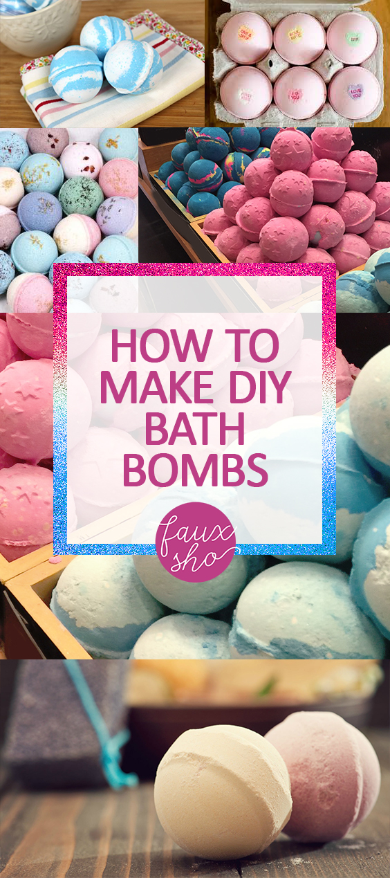How to Make DIY Bath Bombs Faux Sho