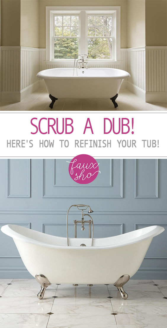 Scrub A Dub! Here’s How to Refinish Your Tub! Easy Home Projects, DIY Home, DIY Home Improvements, DIY Bathroom Remodel, Bathroom Remodel On a Budget, DIY Home Improvement