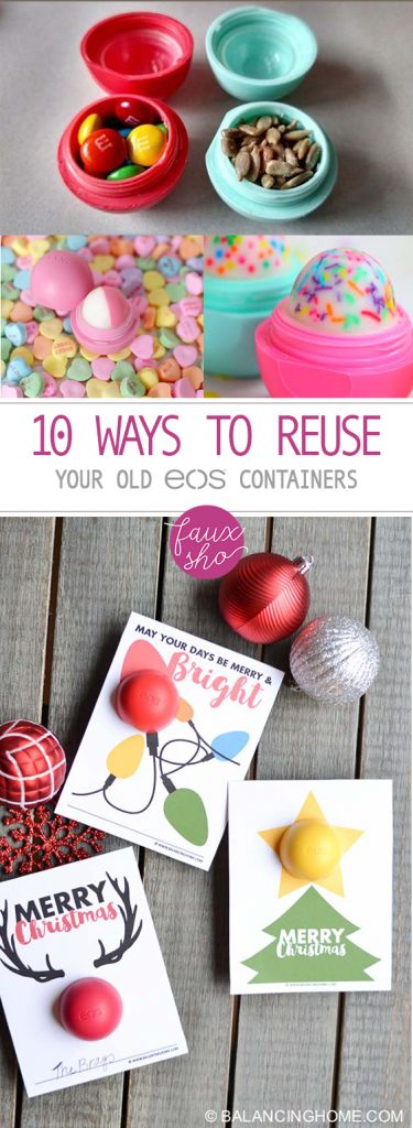 10 Ways to Reuse Your Old EOS Containers| EOS Containers, DIY Crafts, Crafting, Crafting Hacks, EOS Craft Hacks, Repurpose and Recycling Projects, DIY Home, DIY Crafts for Kids, Popular Pin