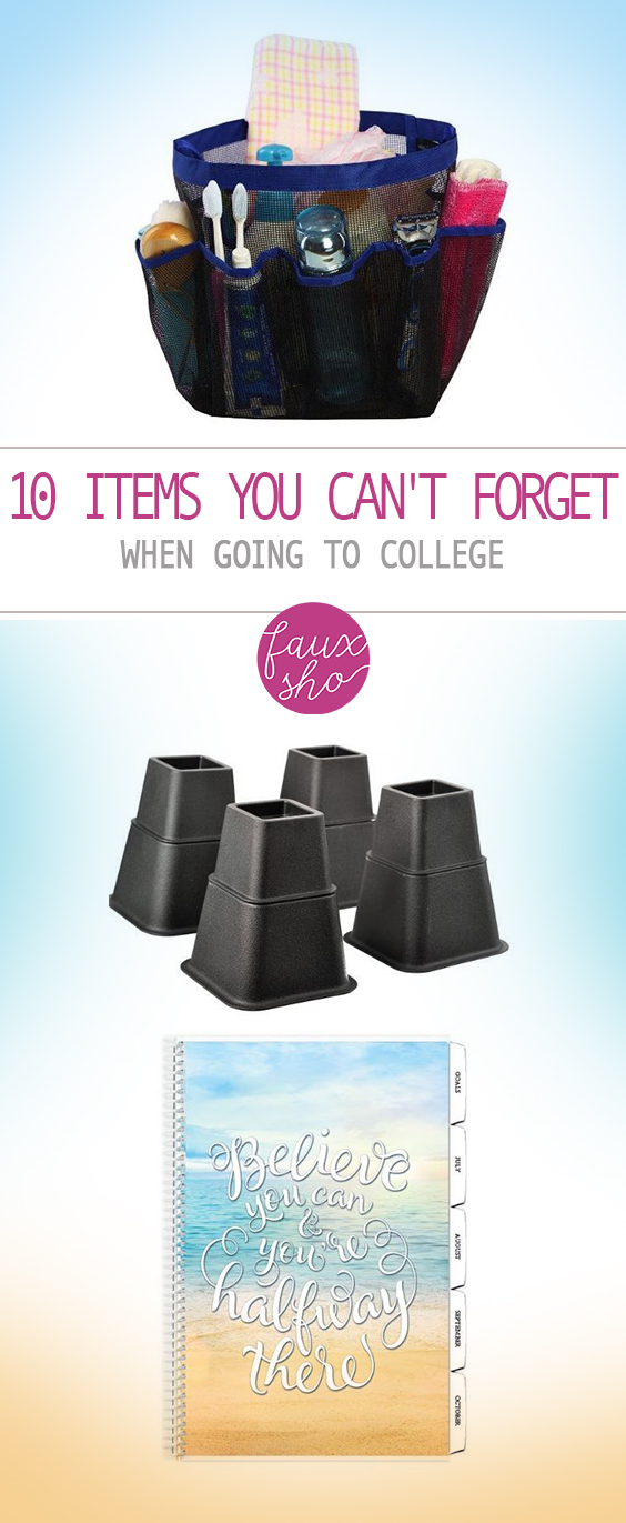 10 Items You Can't When Going to College Faux Sho