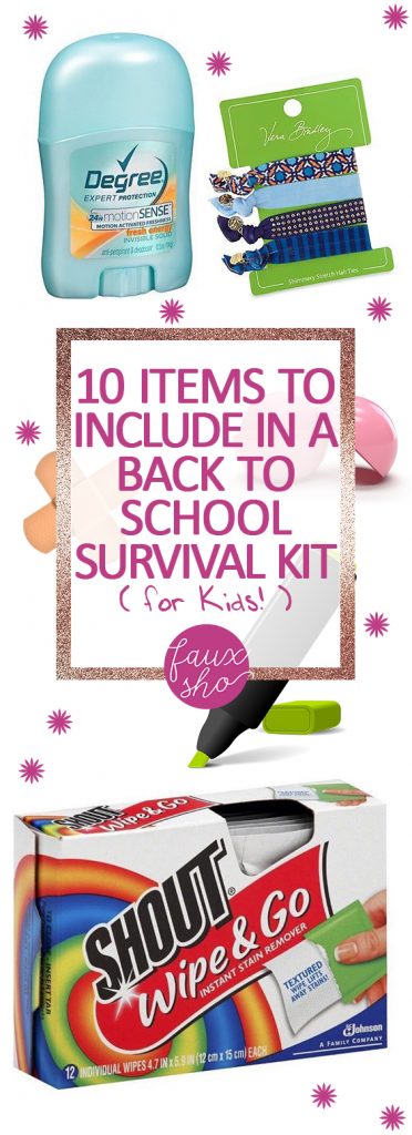 10 Items to Include In a Back-to-School Survival Kit (for Kids!) Back to School Survival Kits, Back to School Hacks, Back to School Crafts for Kids, Kid Stuff, Crafts for Kids, Popular Pin