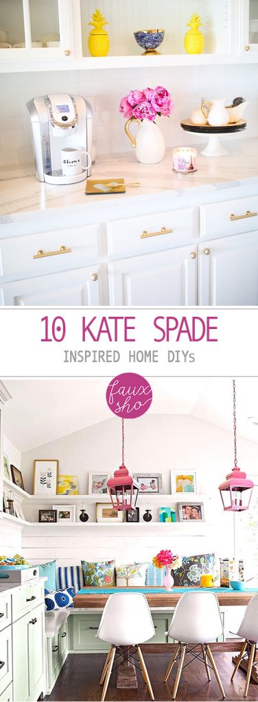 10 Kate Spade Inspired Home DIYs| Kate Spade Home Decor, DIY Home Decor, Kate Spade DIYs, Home Decor Projects, DIY Home, DIY Home Decor #KateSpade #HomeDecor #DIY