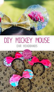 DIY Mickey Mouse Ear Headbands