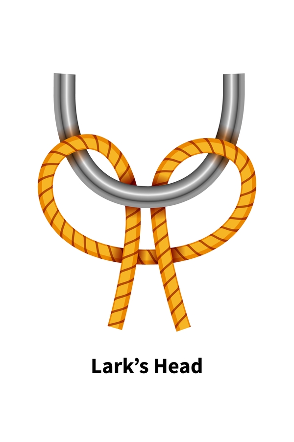 Macrame DIY can be tough to master, but with a little patience and persistence, you can learn how to tie macrame knots and make incredible projects. The Lark's Head knot is one of the basic macrame knots. 