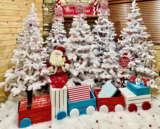 If you love to display your DIY projects around the house, then you need to make this DIY Christmas train. It is so cute, festive, and easy to make! 