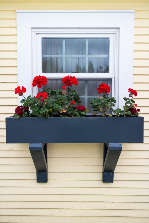 Farmhouse Window Flower Boxes DIY