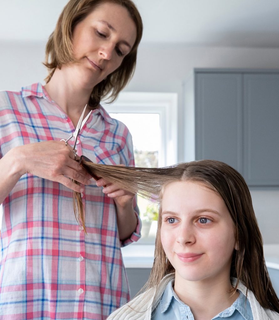 Well, it looks like it might be a little while longer before salons are open. Whether you're dealing with men, women, boys, girls, or curly hair, doing DIY home haircuts can be a dangerous thing. No worries though! With some of these easy tips you can manage the mullets with ease. Take a look! 