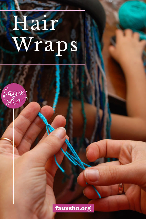 How to do Easy DIY Hair Wraps with Kids