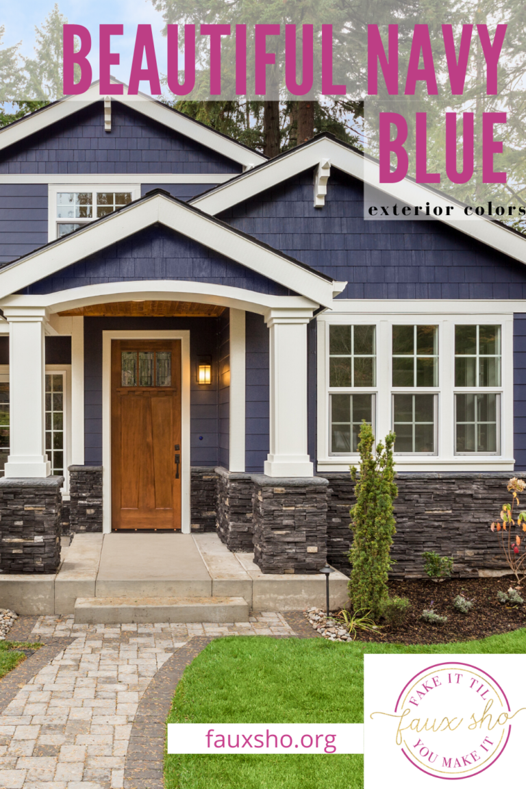 Navy Blue Exterior Colors Trending Home Hacks