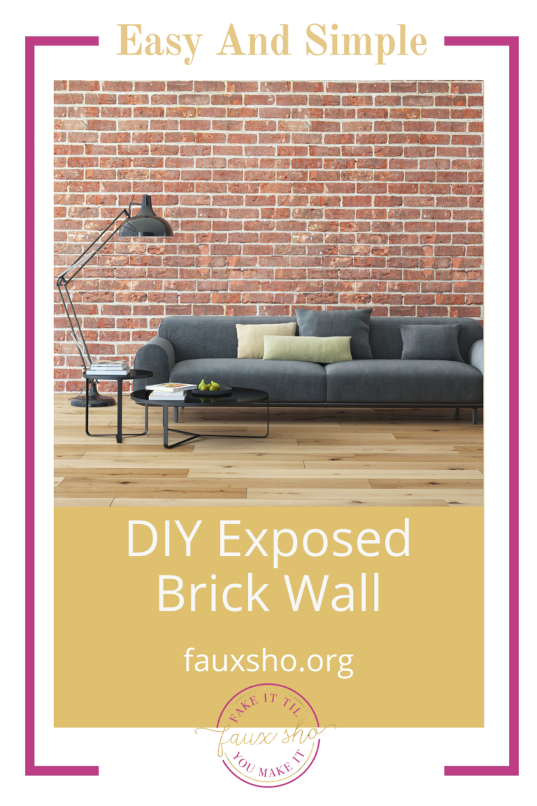 How To Create A Fake Brick Wall DIY Tips And Tricks