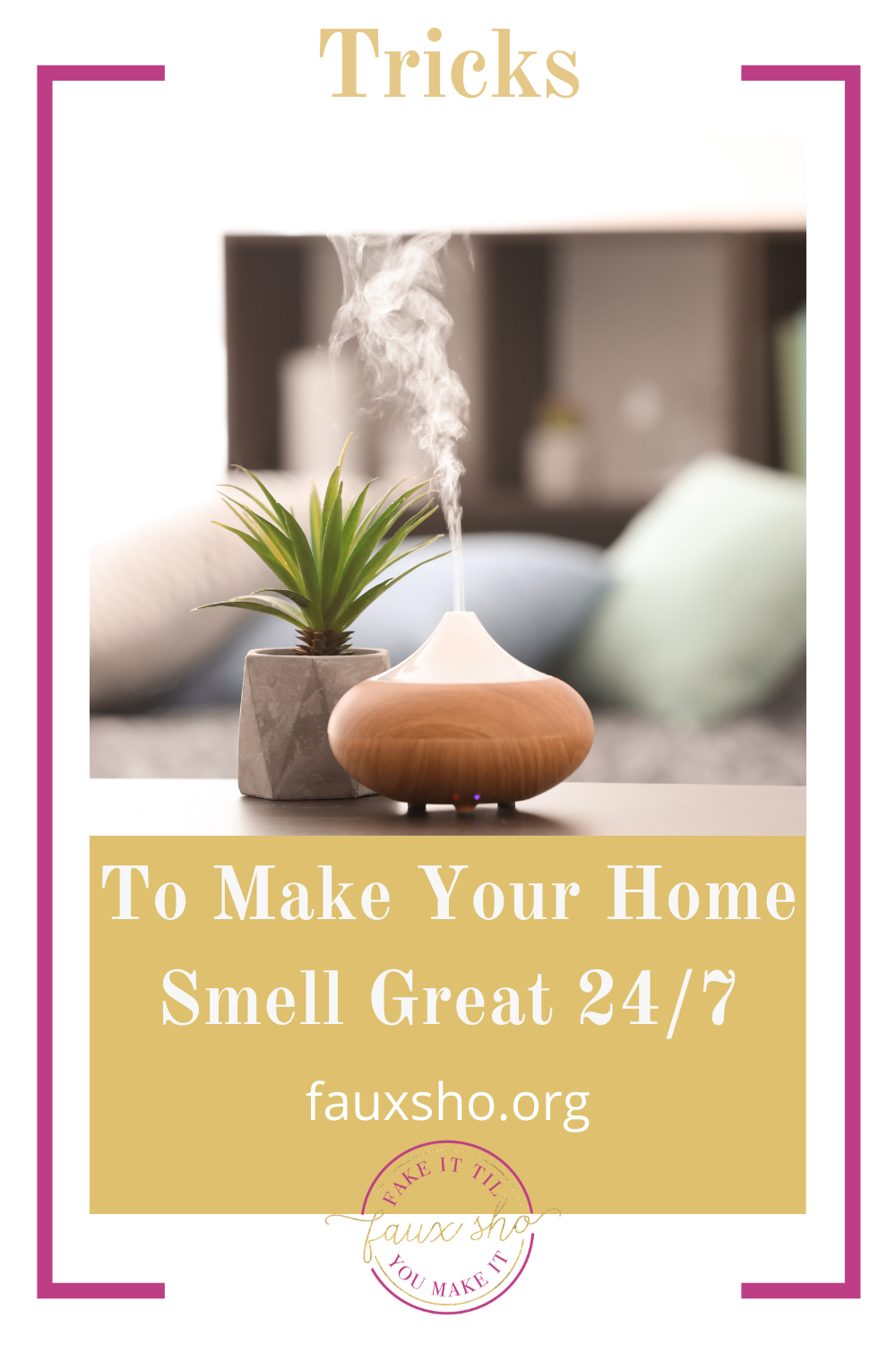 Fauxsho.org is loaded with easy and creative hacks for your everyday life. Find solutions for every little problem. Learn how to make your home smell fantastic all the time.