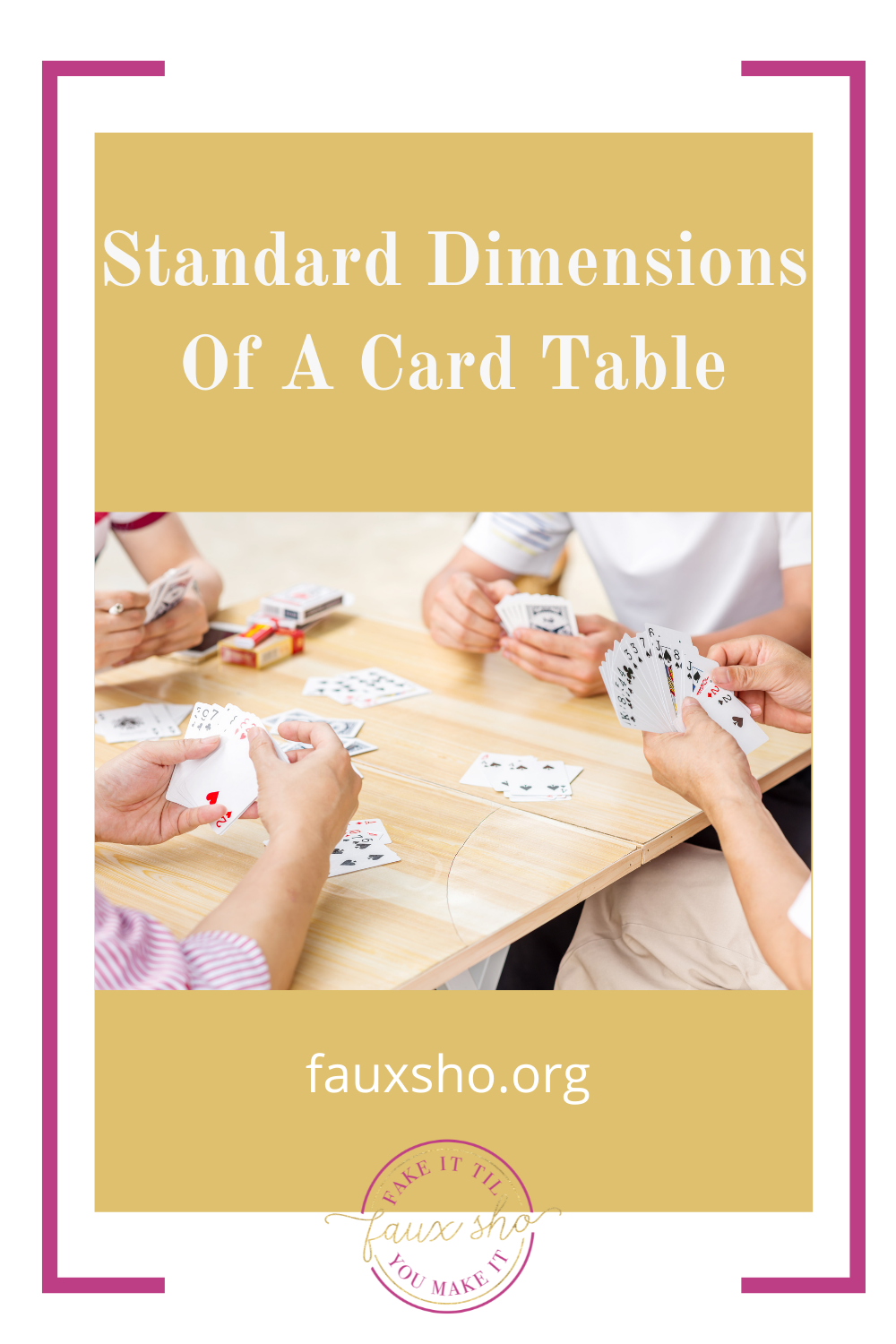 Card Table Dimensions Make The Most Out Of Your Furniture