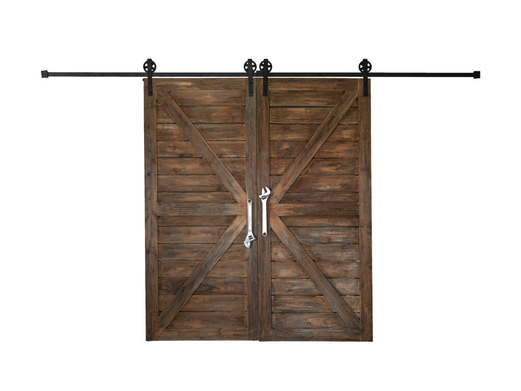 Building bypass barn door from scratch