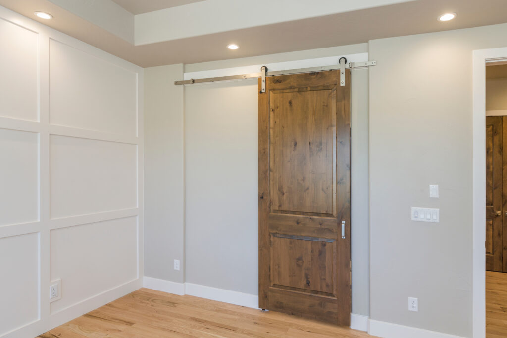 DIY bypass barn door hardware project