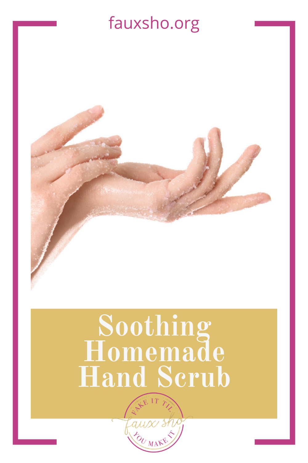 Homemade Hand Scrub